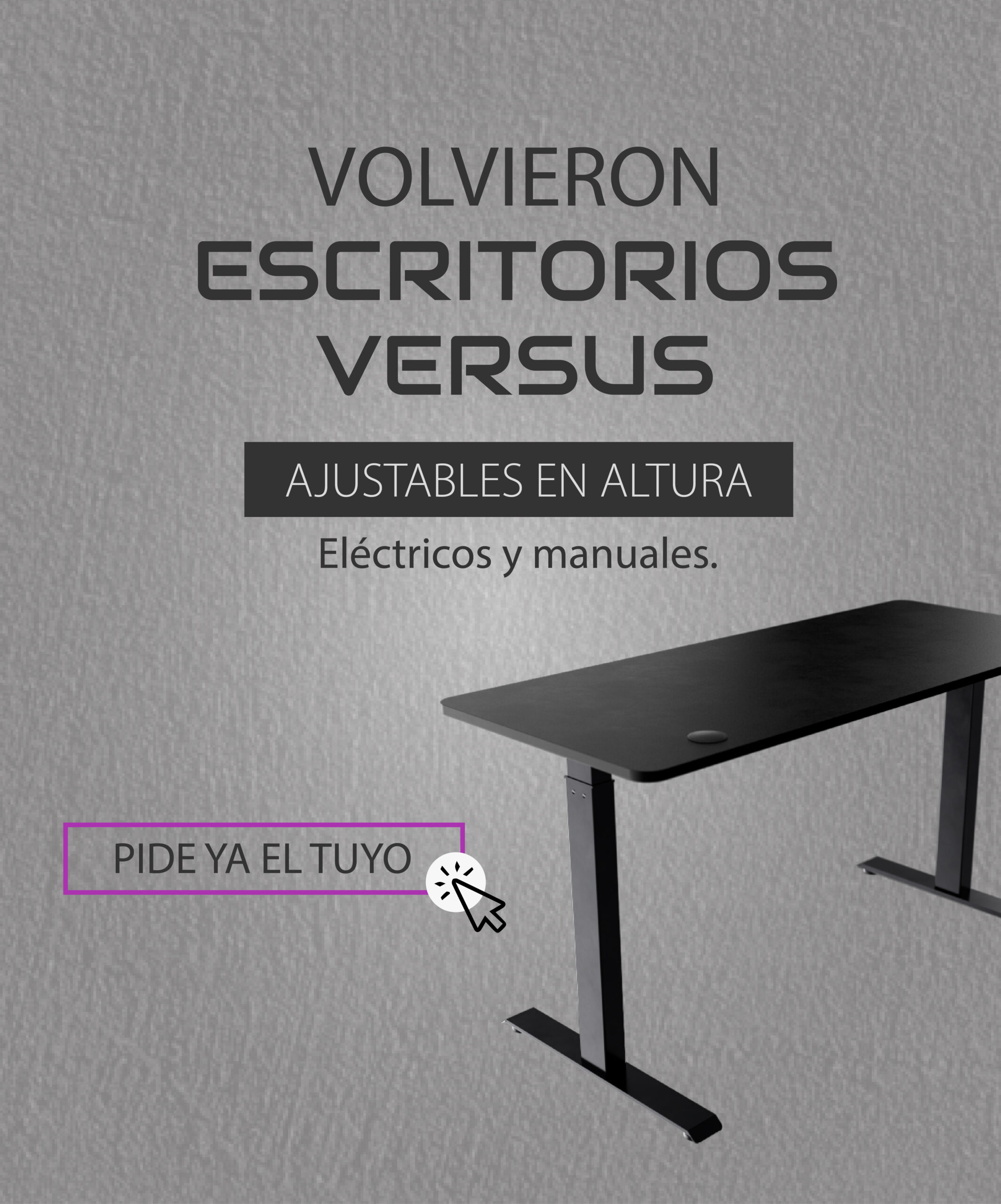 escritorio electrico versus